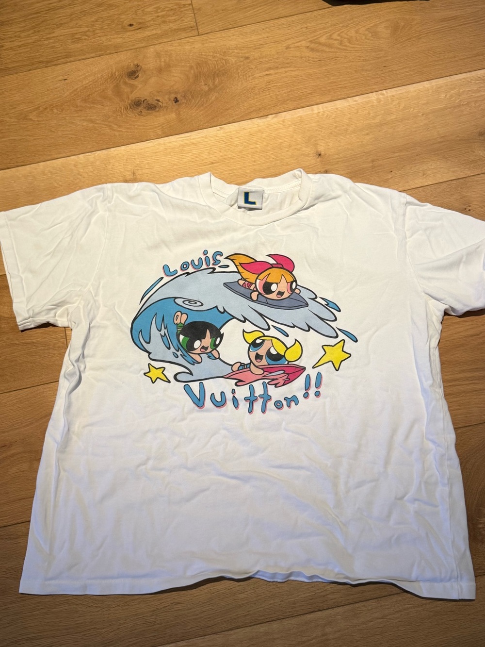 Mega Yacht Louis Vuitton Power Puff Girls Large t-shirt